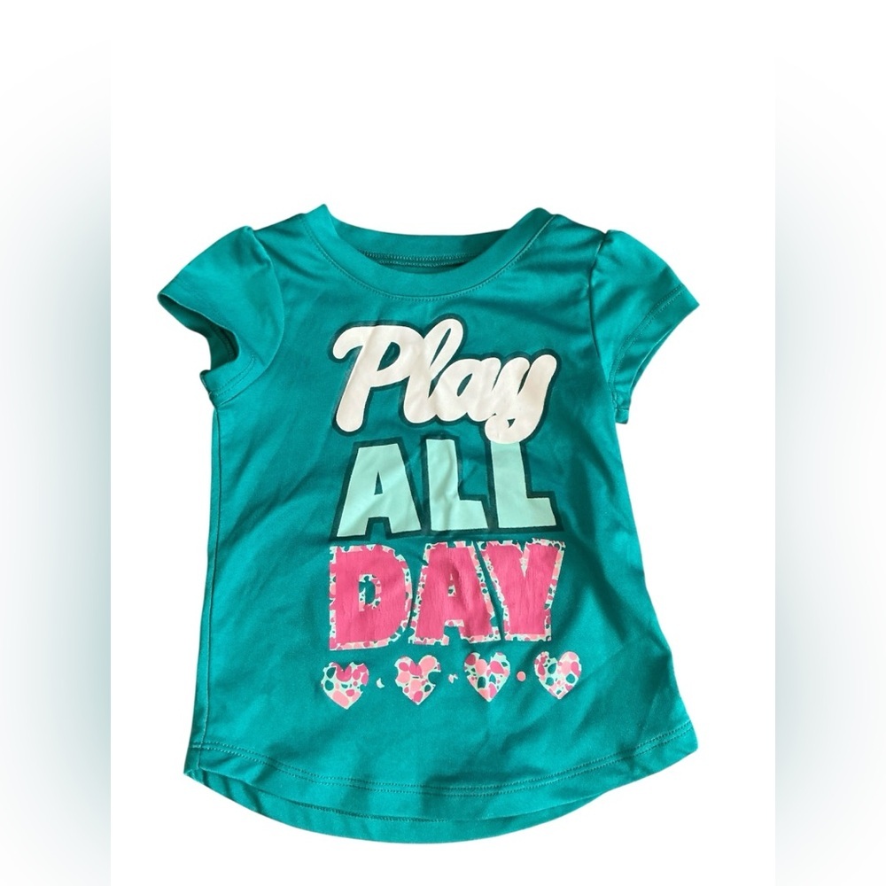 💜Energy Zone Kids Teal 'Play All Day' Tee
